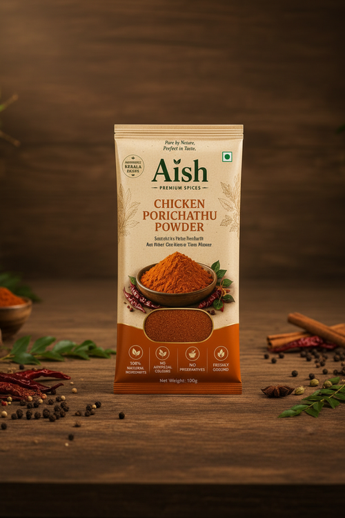 Aish Chicken Porichathu Powder 100g packet